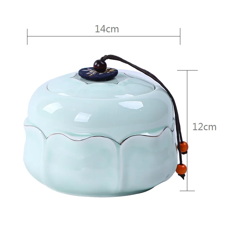 Ретро Fambe Керамика Чай герметичный ящик для хранения бутылки 14*12 см банка конфет