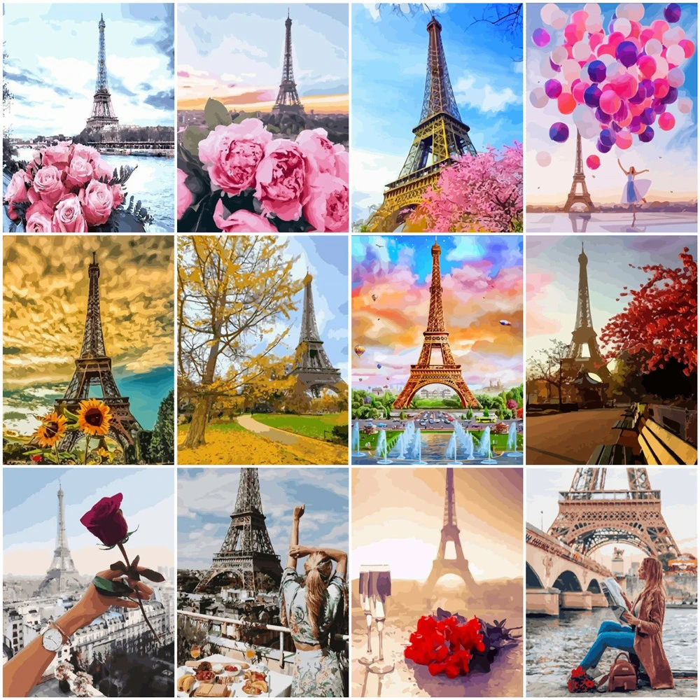 

Набор для рисования по номерам на холсте «Башня», «сделай сам»