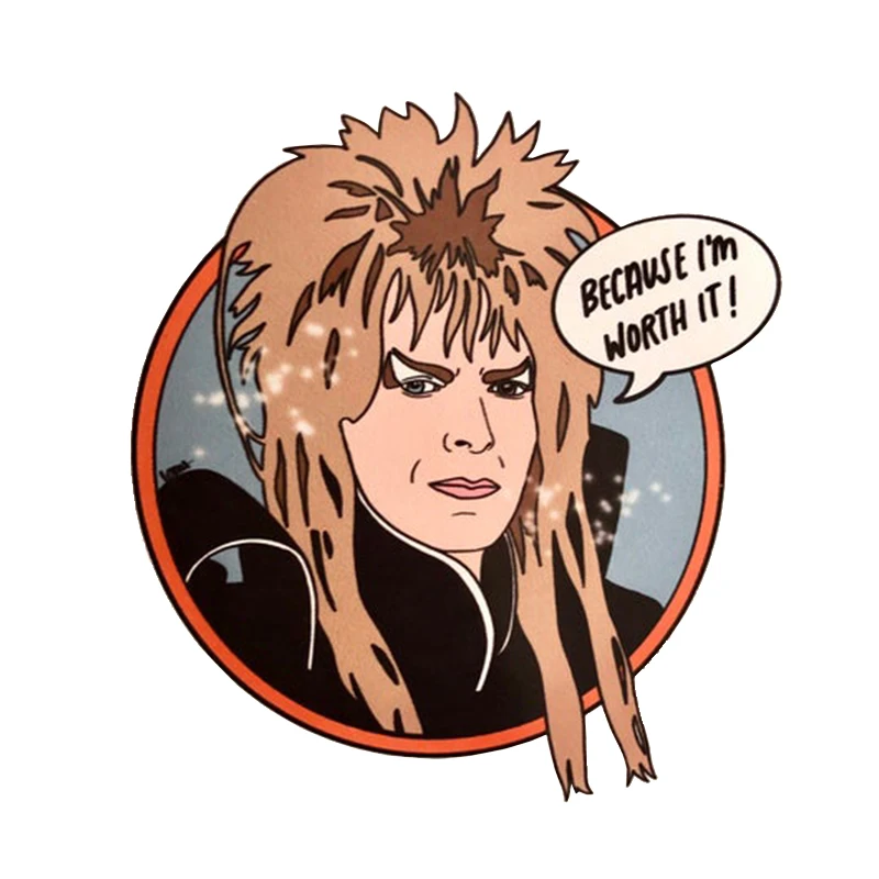 Эмалированная брошь Goblin King Давида Боуи лабиринт значок рок-певицы из фильма