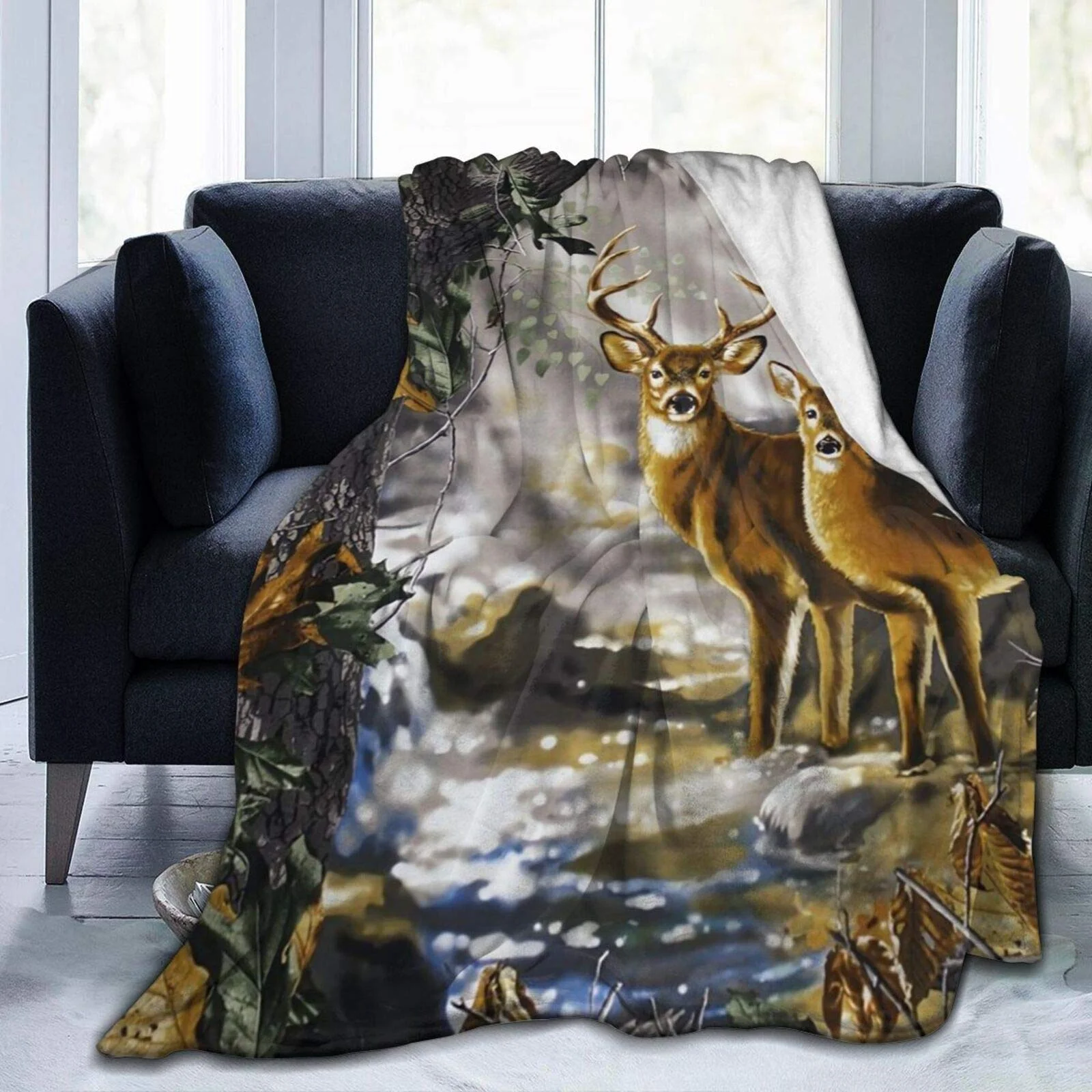 

Comfortable Sherpa Plush Blanket Suitable For Sofa Bed Travel Camping Soft And Breathable 60x 50 Inches