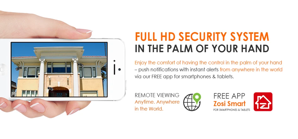 ZOSI 8 канальный 720P камера безопасности Система 1080N DVR перезаказ с HD 1280TVL наружная CCTV купольная камера