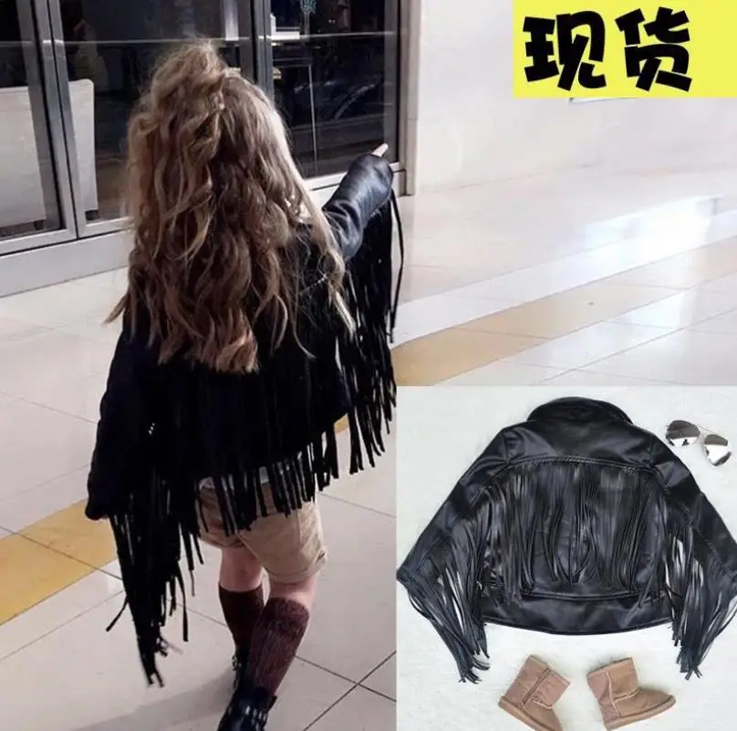 Детские Куртки из искусственной кожи лидер продаж бархатные пальто для девочек