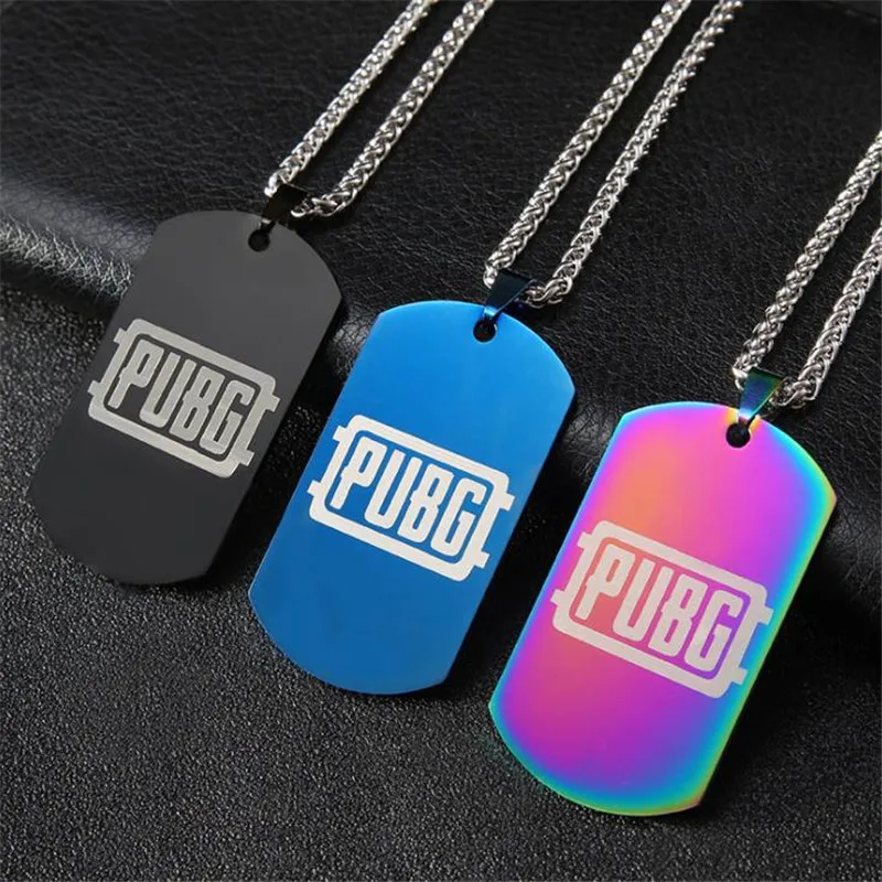 Игра PUBG Ожерелье Косплей Аксессуары Реквизит Playerunknown 's Battlegrounds Dog Tag модный