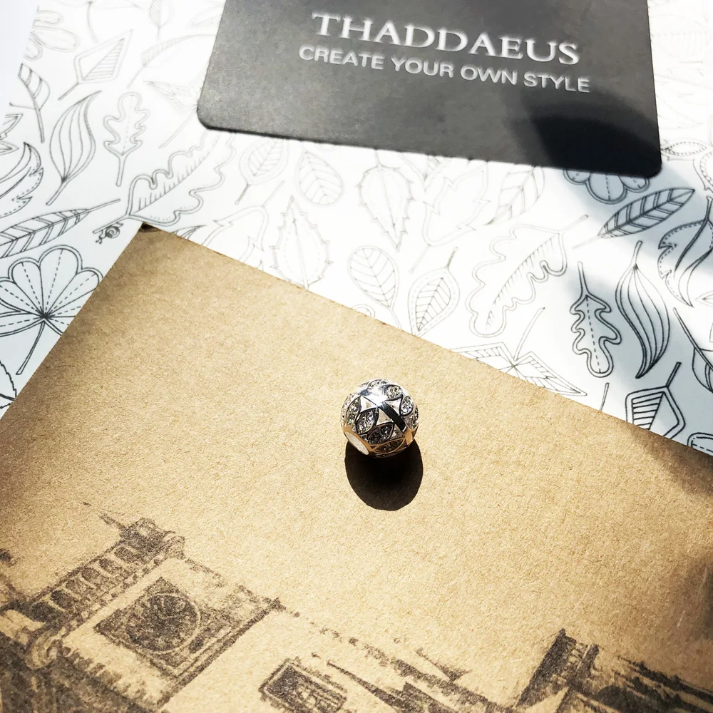 

Beads Leaves, Silver & Rhinestone Beads Fits Bracelet Europe Jewelry Thanksgiving Gift For Women & Men