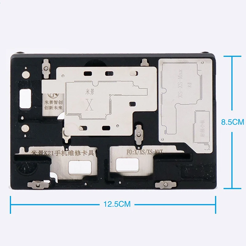 Circuit Board PCB Holder Jig Fixture for iPhone X/XS/XS MAX Logic Chip BGA Positioning Soldering Rework Platform | Инструменты