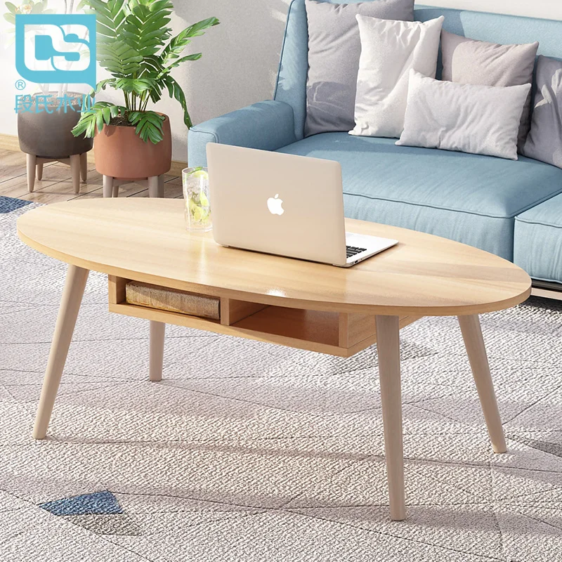 Простой твердой древесины Nordic журнальный столик из бука ножки деревянного стола