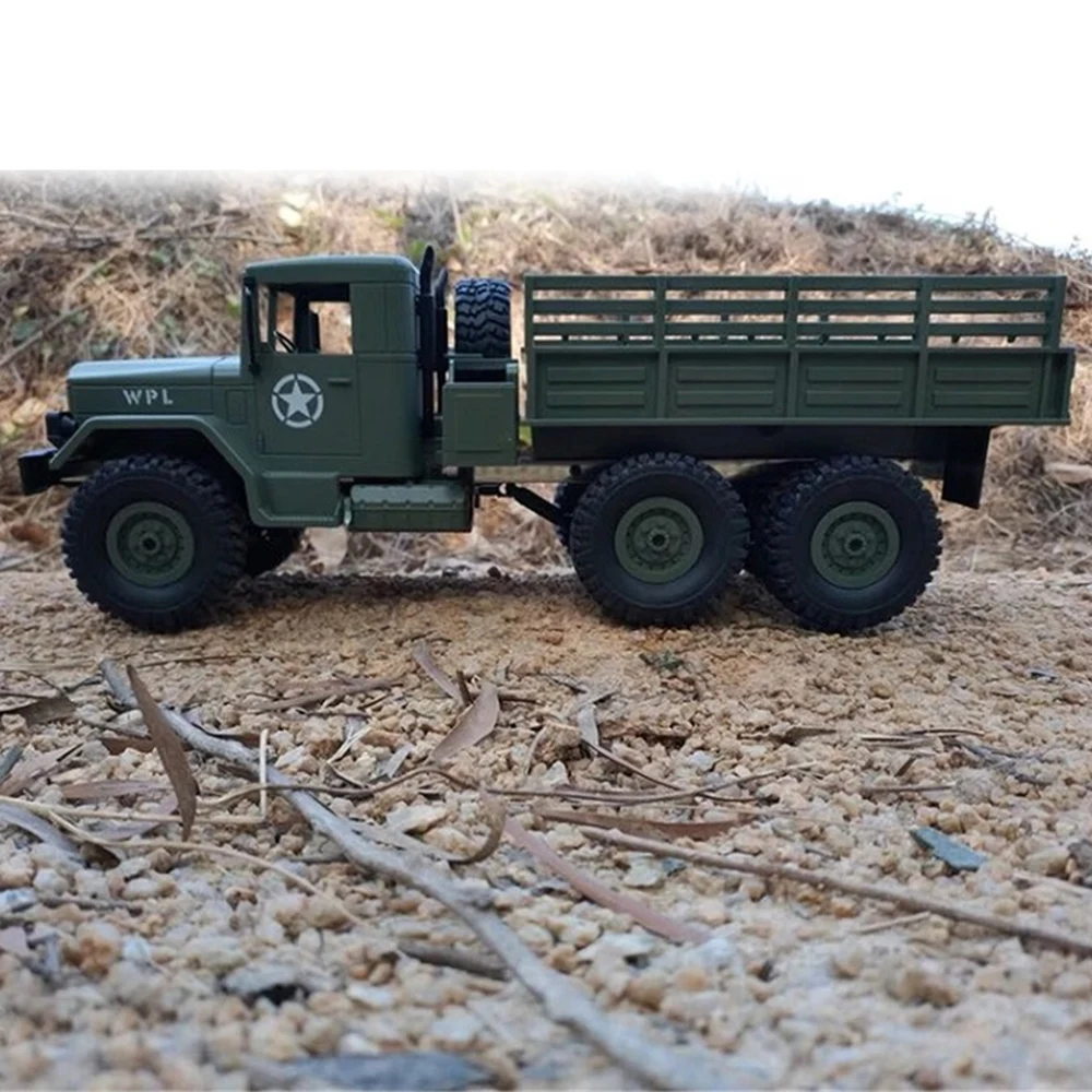 WPL 1/16 RC автомобиль 6WD внедорожник военный автомобиль с дистанционным управлением автомобиль армейский зеленый Электрический автомобиль с батареей rc гусеничный