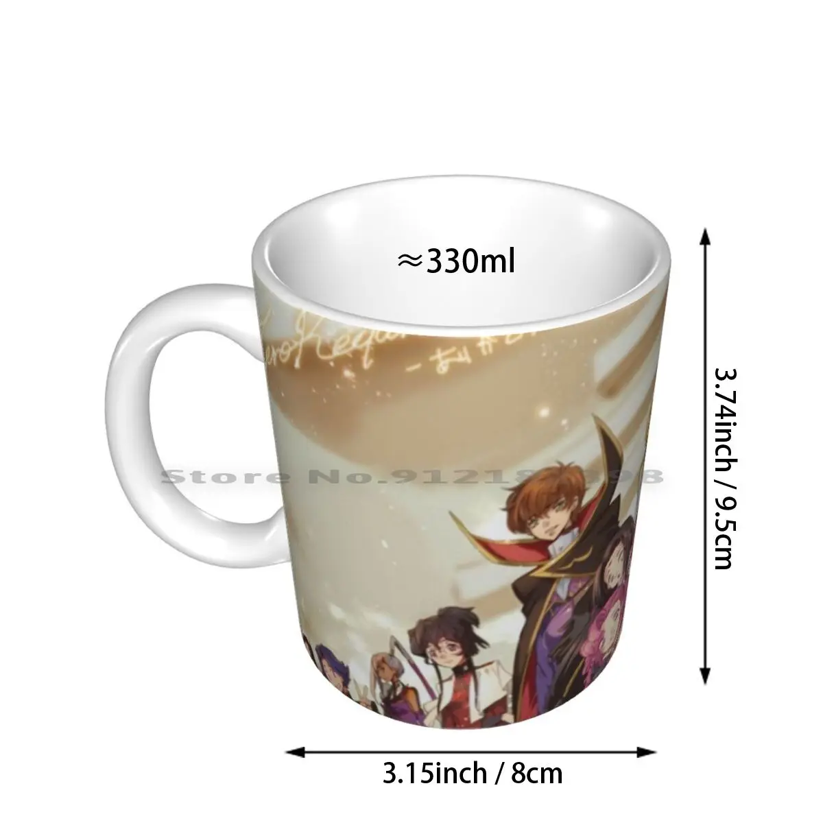 Керамические кружки Code Geass-all кофейные чашки Кружка для молока и чая аниме