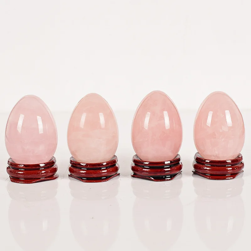

Rose Quartz Yoni Eggs Undrilled Ben Wa Balls Crystal Kegel Exercise Pevlic Floor Muscle Vaginal Health Body Care 3Pcs/Set