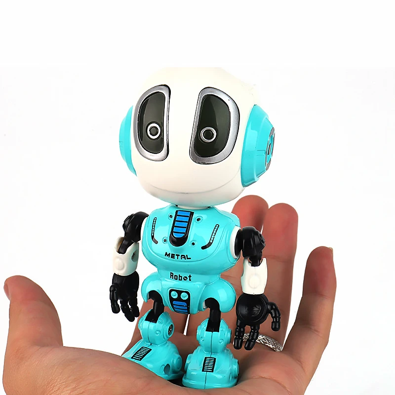 Mini Head Touch Sensor Recording Talking Alloy Robot Voice Dialogue Cute Early Education Intelligent Deformation Robots Doll Toy | Игрушки и
