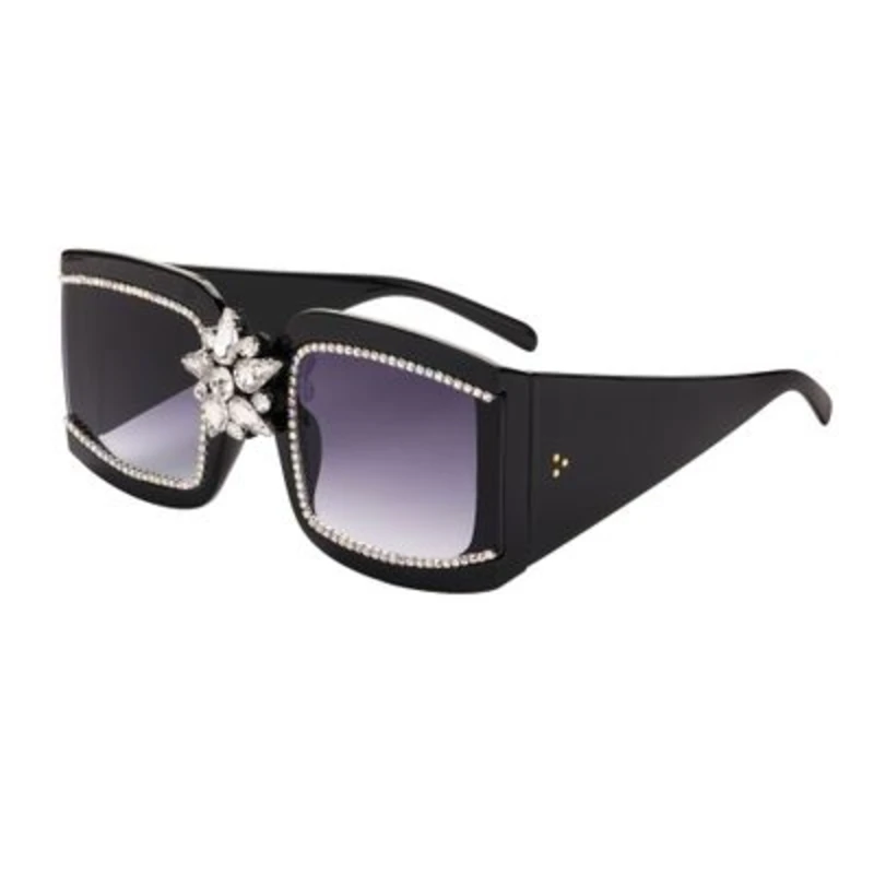 NAUQ в ретро стиле с квадратным большие солнцезащитные очки для женщин винтажном