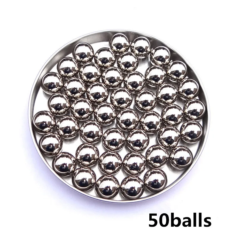 50pcs balls 4-320 шт DIY магнитная дизайнерская Строительная Геометрическая Строительная игрушка магнитные палочки и металлические шарики обучающая игрушка для детей - Цвет: 50pcs balls