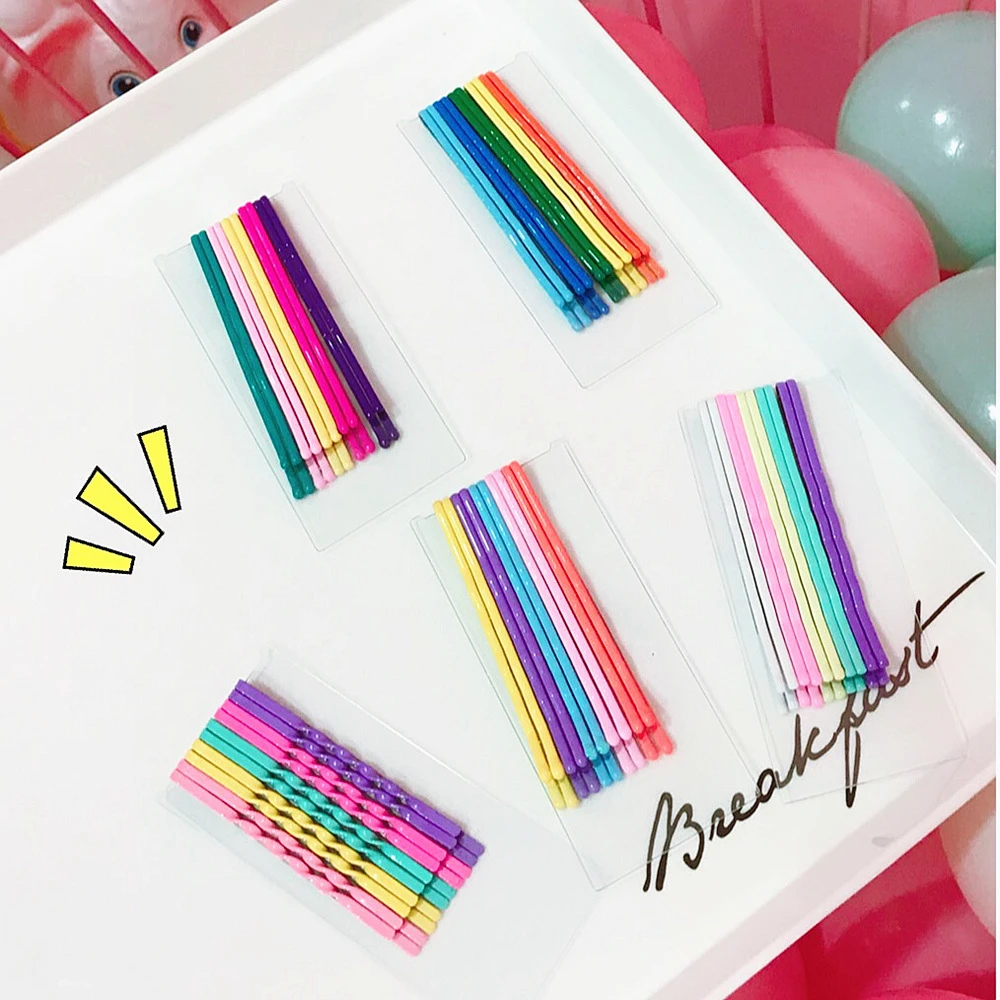 Заколки для волос 5 цветов 10 шт. MC001