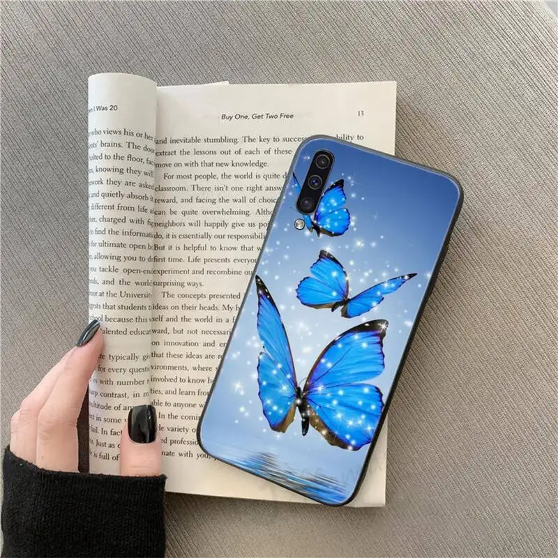 

colorful butterfly flower Phone Case For Samsung galaxy S 9 10 20 A 10 21 30 31 40 50 51 71 s note 20 j 4 2018 plus