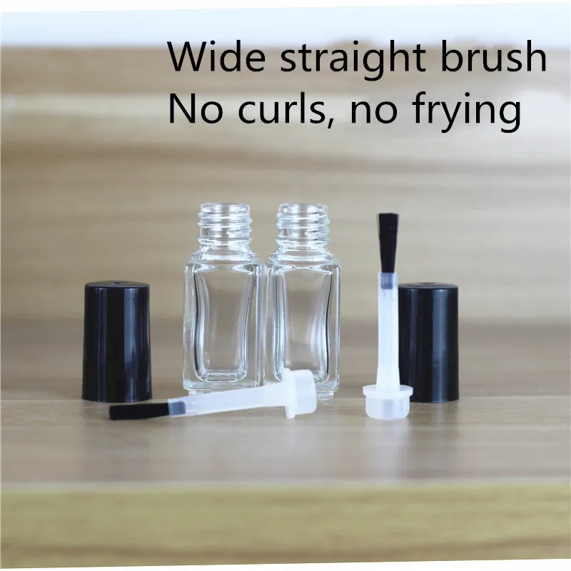 

5ml Empty Glass Nail Polish Bottle with Brush Nail Oil Glass Container