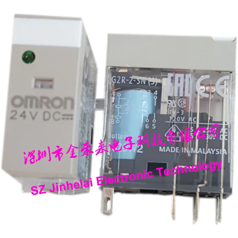 Новый и оригинальный G2R 2 SN (ы) 24VDC 220VAC OMRON Реле DC24 AC220 2NO 2NC|Реле| |