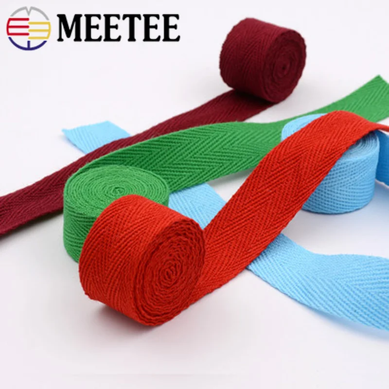 Meetee 20 м 2 см цветная хлопчатобумажная тесьма елочка самодельный роликовый