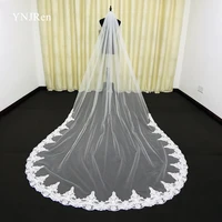 wedding accessories 3meter wedding veil white ivory veil bridal veil lace veil with comb veil velos de novia