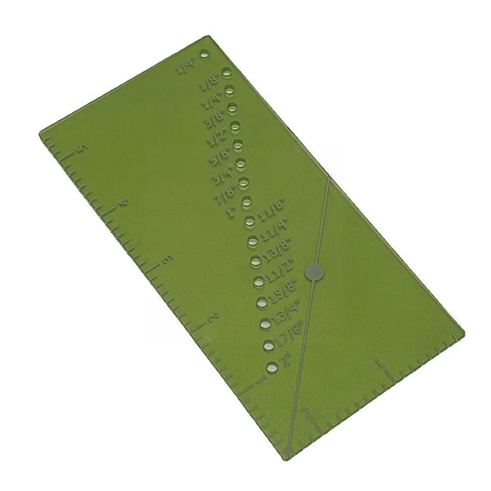 

Green Sewing Ruler Acrylic Patchwork Aligned Measuring Crafts Office Tailor Supplies Sewing DIY School Cutting C0B2