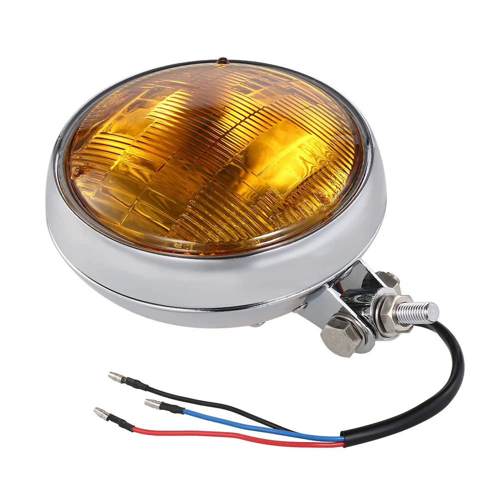 Универсальные светодиодные фары для мотоцикла 12 В передние вождения |