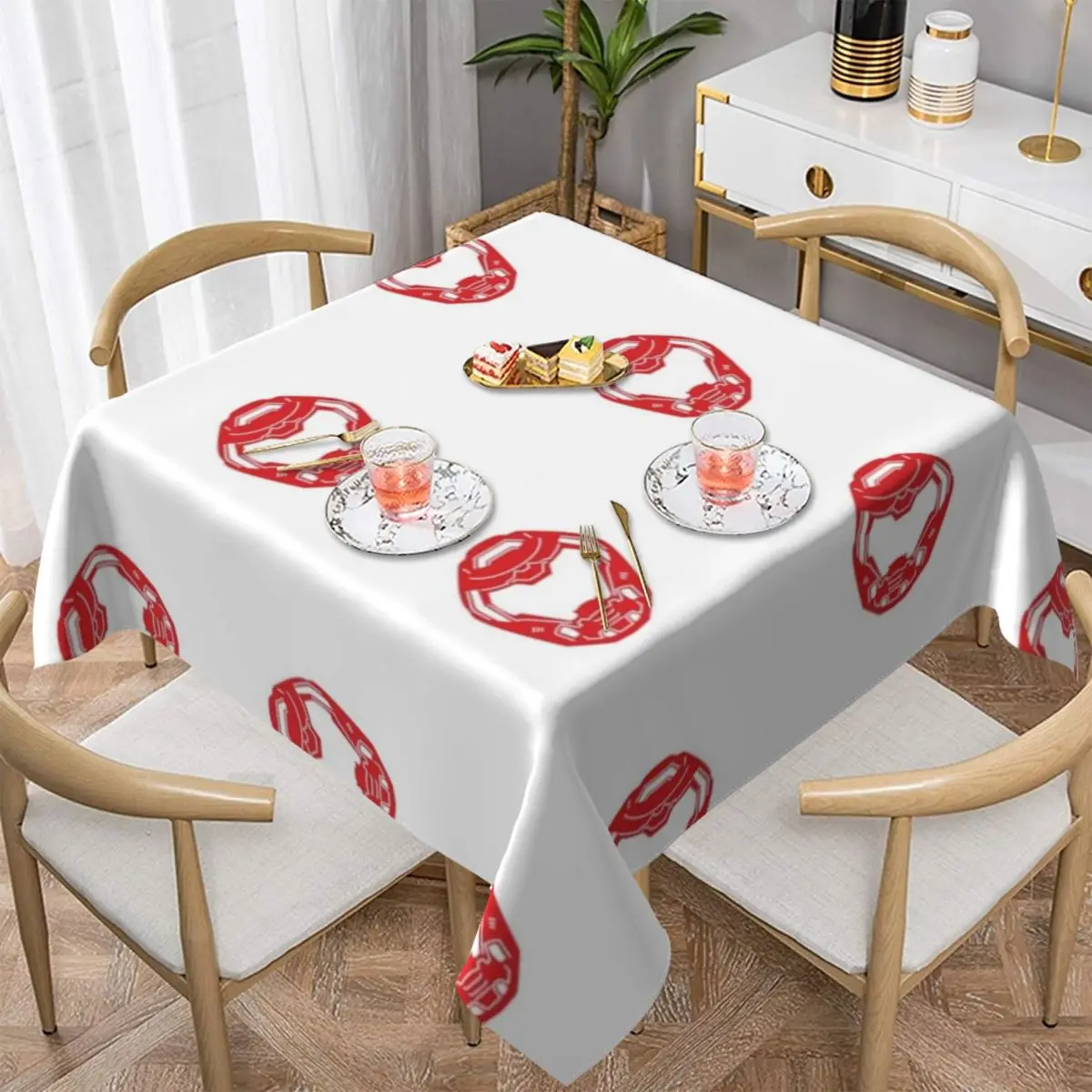 

Doom Game Tablecloth Living Room Polyester Table Cover Modern Cheap Decoration Print Table Cloth