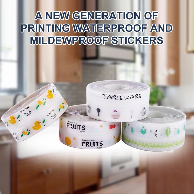 Водонепроницаемые наклейки на кухонную раковину плесенеустойчивая лента