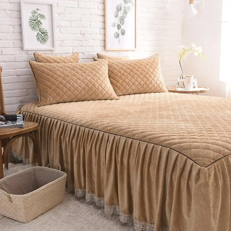 Комплект постельного белья из 3 предметов серый розовый красный роскошный