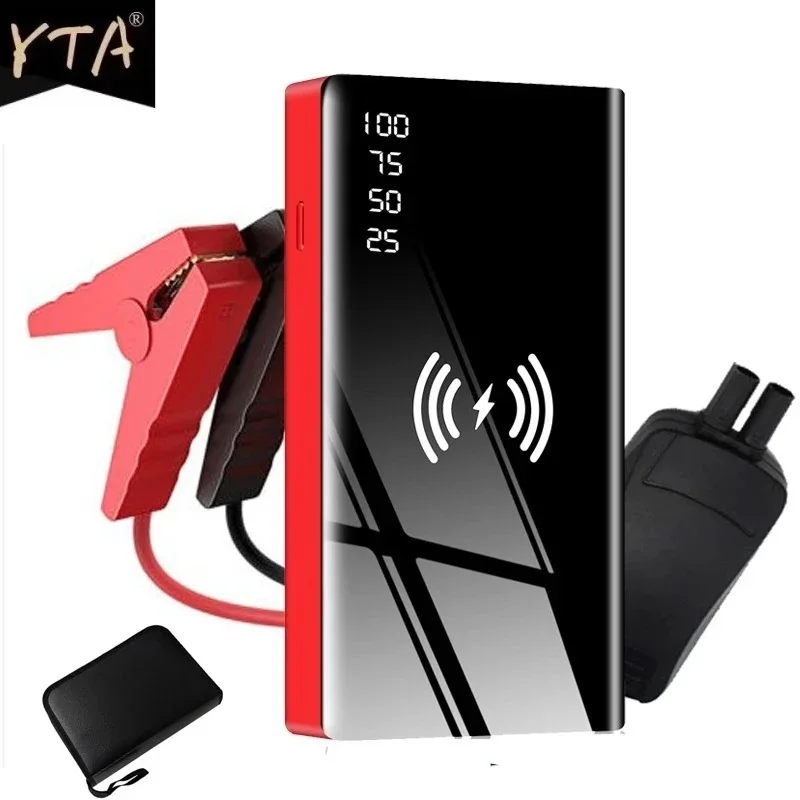 

Автомобильное пусковое устройство 20000 мАч, внешний аккумулятор Qi, беспроводное зарядное устройство, автомобильный аккумулятор, внешний акк...