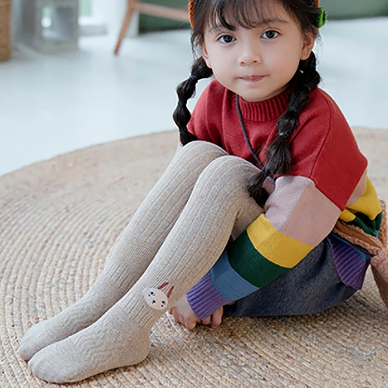 

Новые весенние Вязаные гольфы, Детские милые длинные гольфы для маленьких девочек