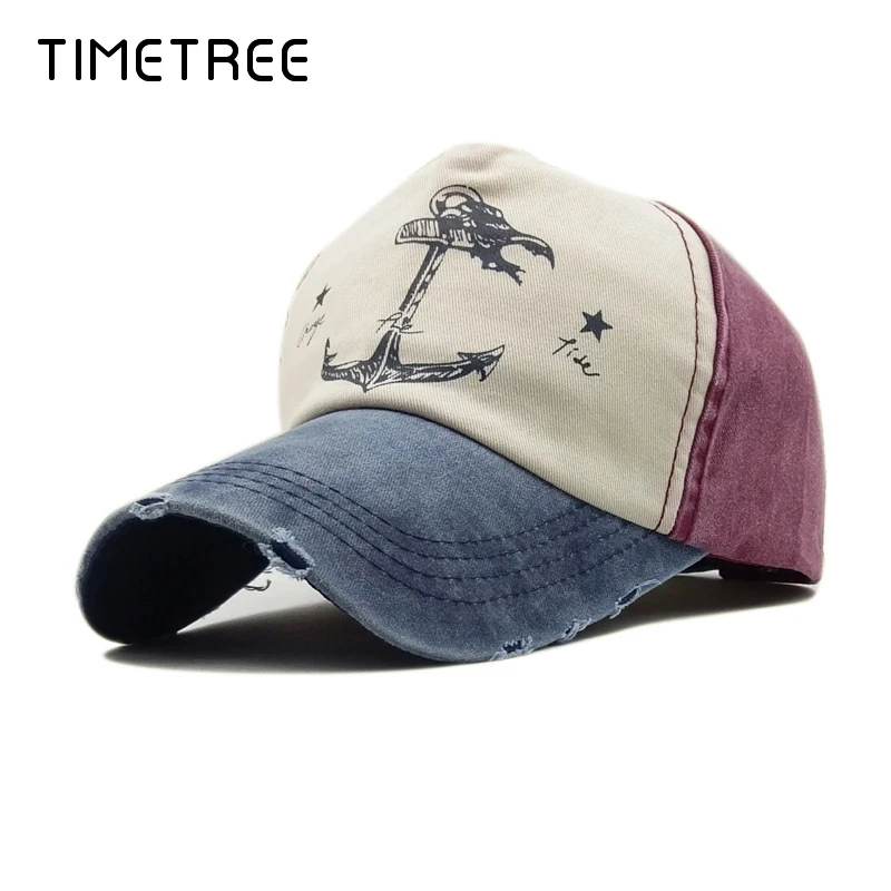 Винтажная Потертая джинсовая кепка бейсболка s Снэпбэк Кепка для мужчин и женщин