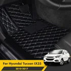 Автомобильные коврики для Hyundai Tucson IX35 2017 2016 2015 2014 2013 2012 2011 2010 аксессуары для интерьера автомобильные линии под заказ