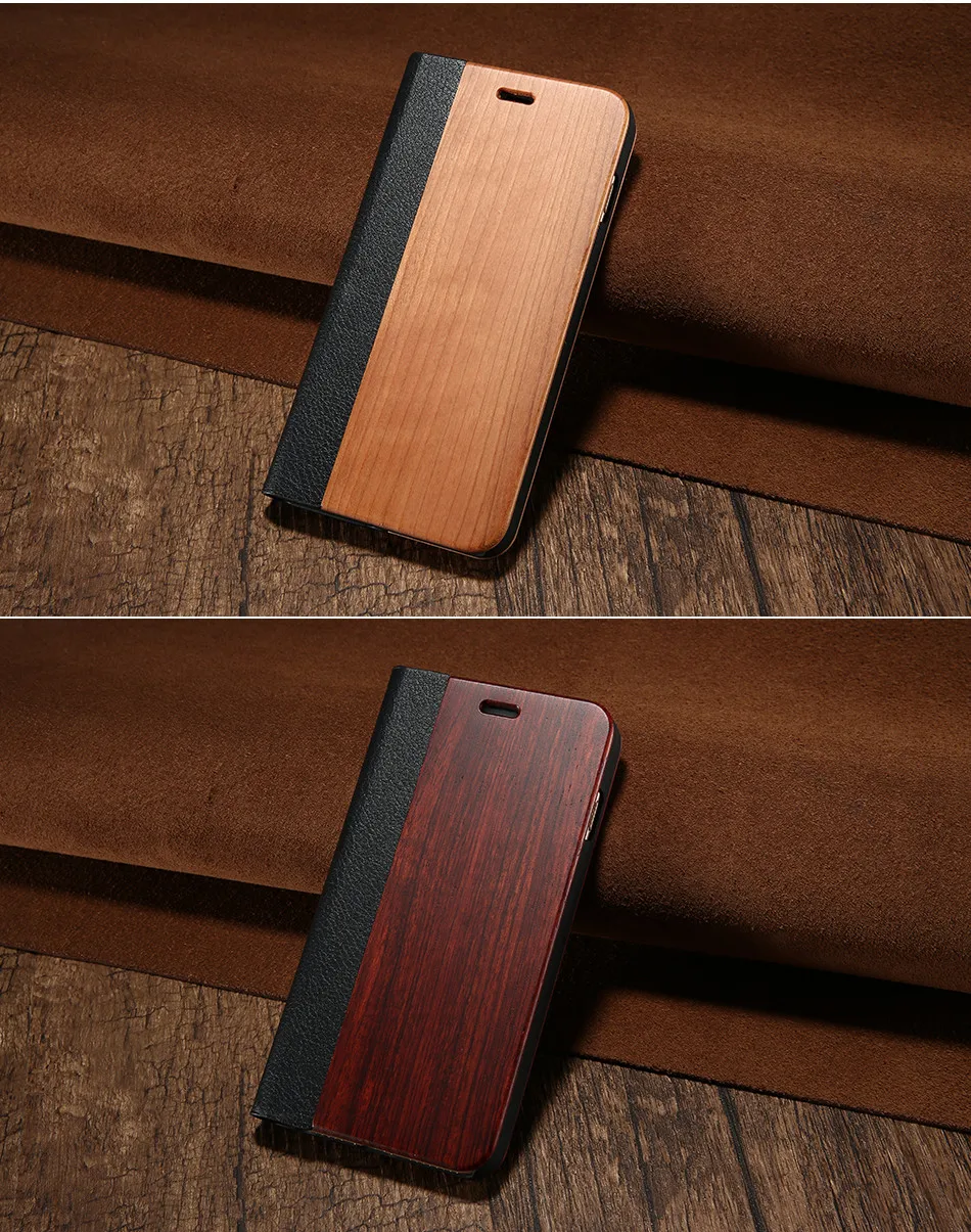 NORTHFIRE бамбука натурального дерева из искусственной кожи чехол для iPhone 11/11 Pro Max XR X XS Max 6/6 S/7/8 Plus чехол-портмоне с откидной крышкой сумка Coque