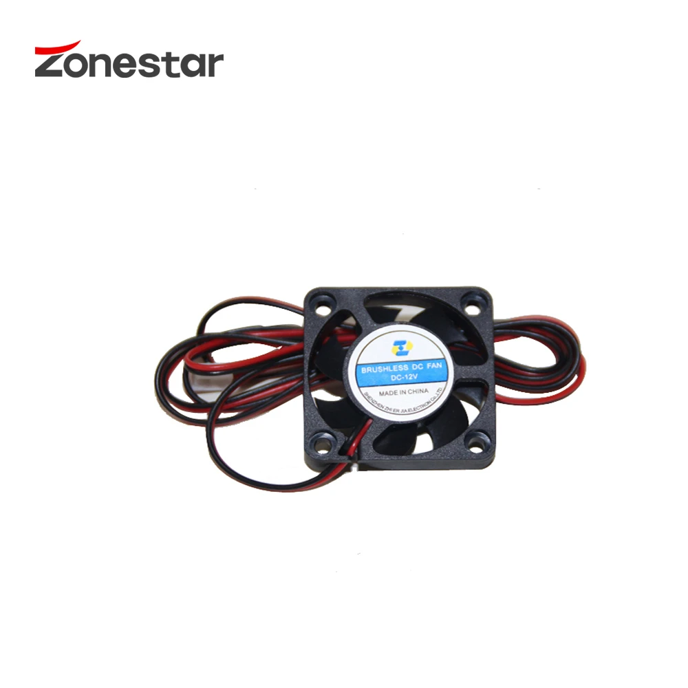 ZONESTAR Экструдер Охлаждающий Вентилятор 40X40X10 мм DC12V Текущий 0.12A 3D Аксессуары Для