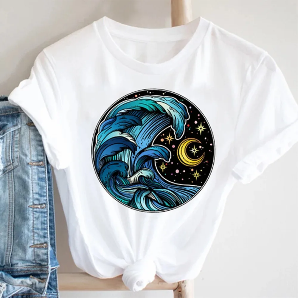 

2021 Women Kawaii Wine Ladies Cartoon Fashion Plus Size Summer Clothing Clothes Print Tee Top Tshirt Female Graphic T-shirt