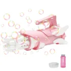 Новая пузырчатая машина Gatling с 8 отверстиями, автоматические пузырчатые Пистолеты для детей, электрическая пузырчатая машина Gatling для мыльной воды