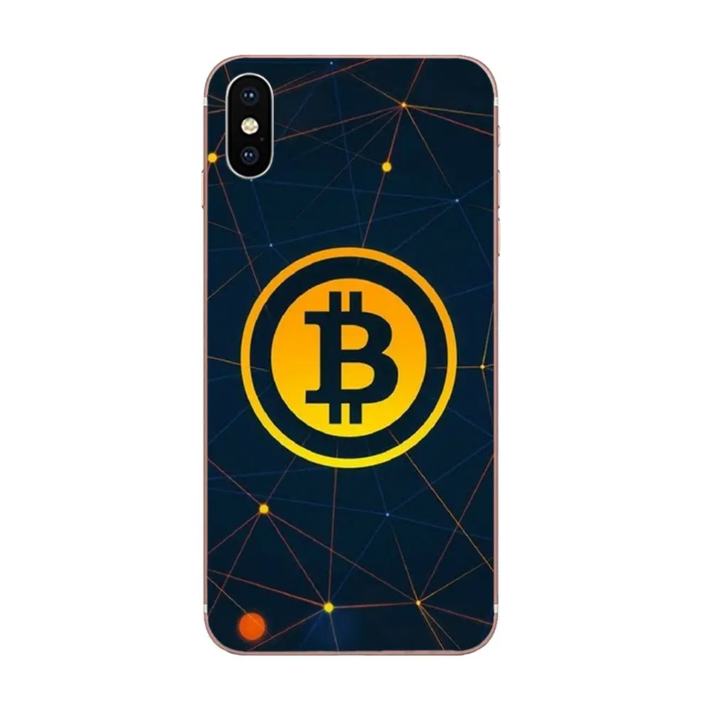 Bitcoin Coins Virtual Currency TPU Art Print For Huawei Honor Mate 7 7A 8 9 10 20 V8 V9 V10 G Lite Play Mini Pro P Smart | Мобильные