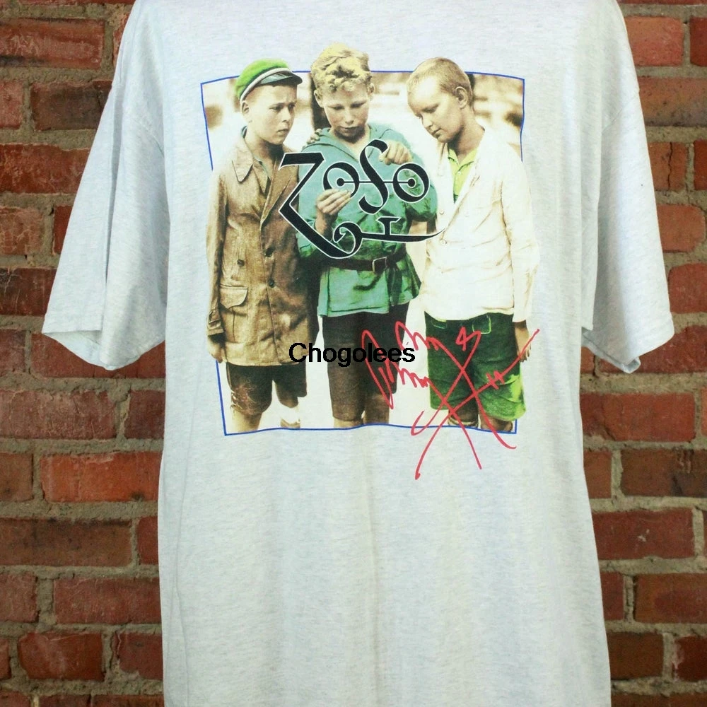 Винтажная Футболка Jimmy Page концерт 2000 североамериканский Тур XL |