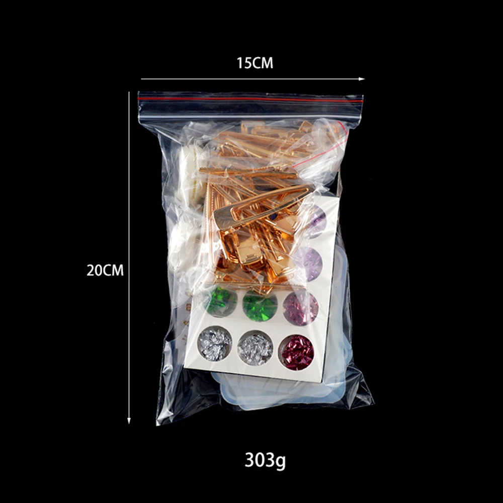 Шпилька для волос полимерная форма блестящий золотой лист брикет инструменты