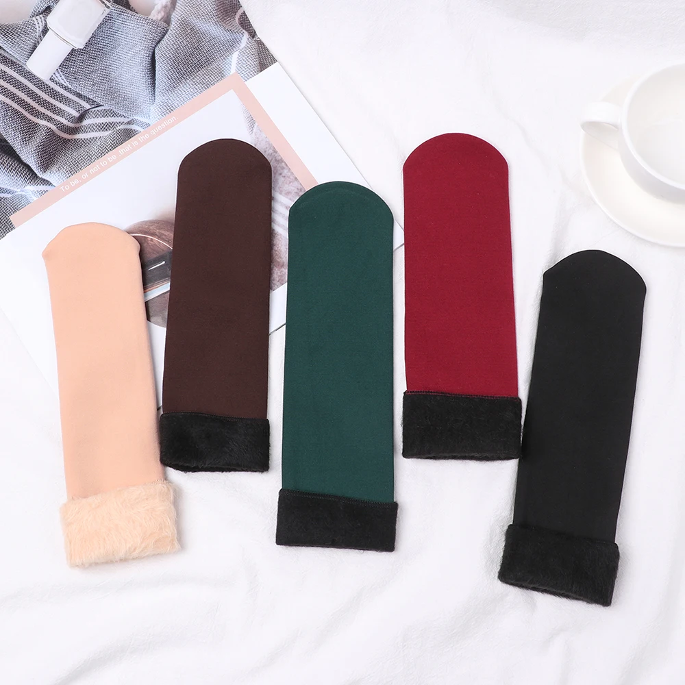 1 Pair Unisex Free Size Autumn Winter Velvet Snow Socks Home Floor Sleeping Warm Hosiery Casual Boots | Женская одежда