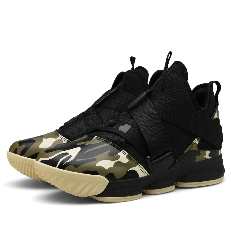 Camouflage 1 JINBAOKE/Лидер продаж; Баскетбольная обувь; удобные высокие ботинки для тренировок в тренажерном зале; ботильоны; уличные мужские кроссовки; спортивная обувь - Цвет: Camouflage 1