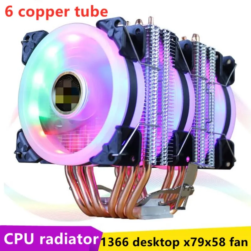 

SORBANGST-90 CPU Fan Cooler 6 Heatpipe with RGB 4pin 3pin High Quality New Arrival