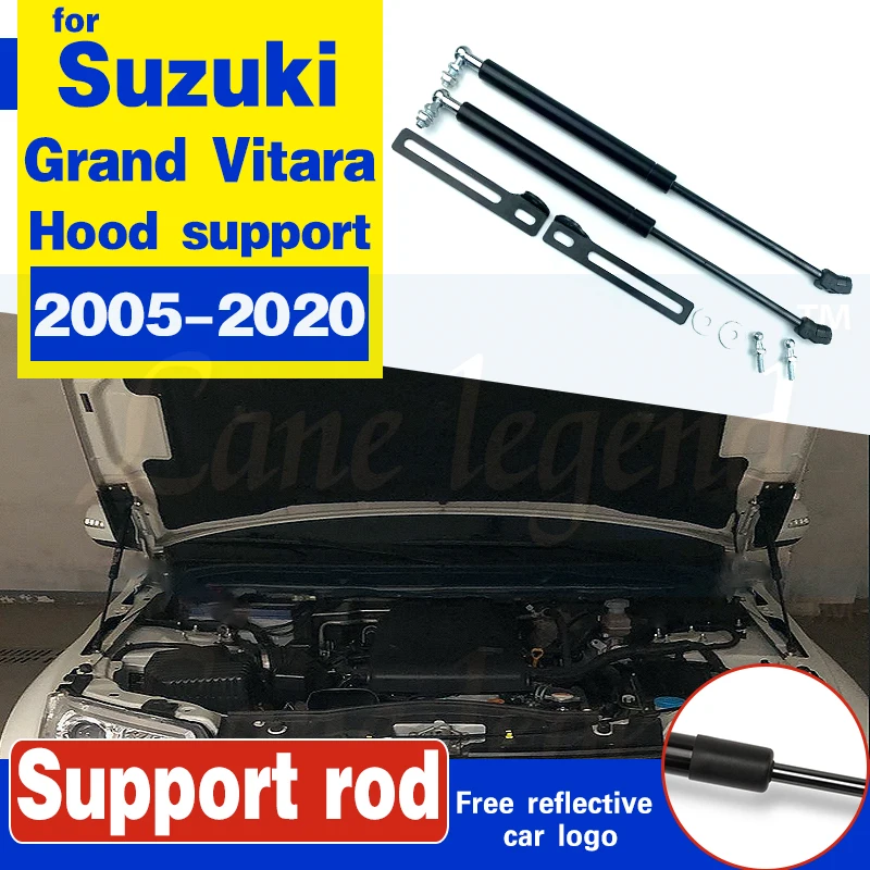 For Suzuki Grand Vitara 2005-2020 2Pcs Car Front Engine Cover Bonnet Hood Shock Lift Struts Bar Support Rod Arm Gas Spring | Автомобили и