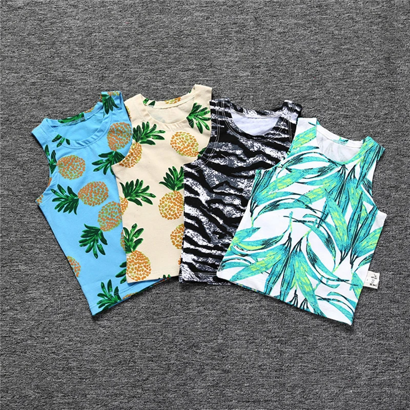 2021 детская одежда новые летние для маленьких мальчиков жилет девочек желтая