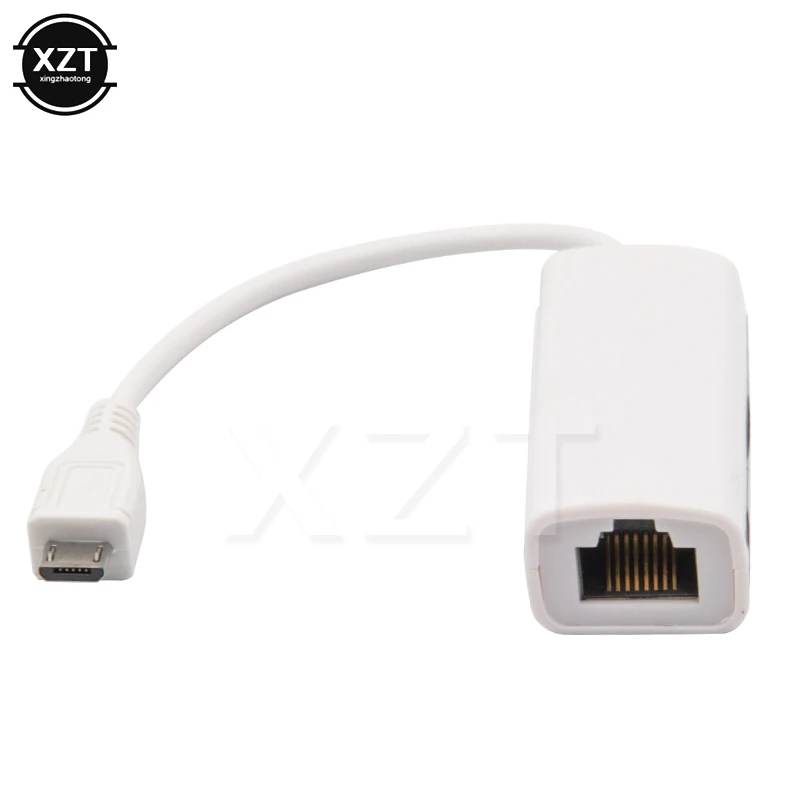 Сетевая карта Micro USB Ethernet 10/100 Мбит/с 2 0 к RJ45 LAN для ПК Windows 7/8/10 Android планшета|Сетевые