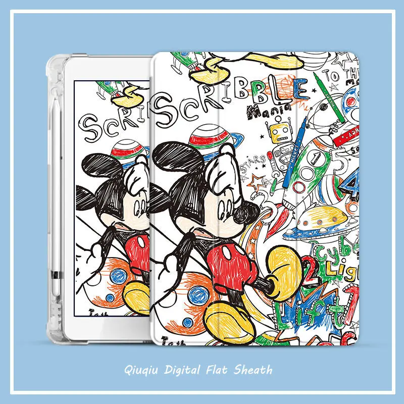 

Disney Ipad cover Mickey graffiti iPad Case for iPad Air 4 Air 2020 10.2 Pro 11 12.9 12 9 2021 for iPad 8th Generation 8 Funda