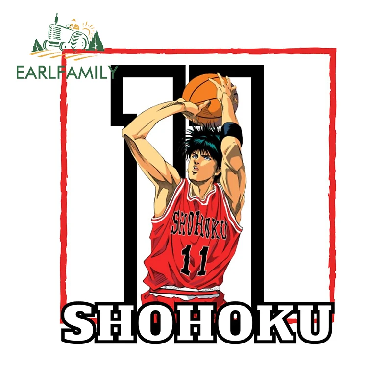 

EARLFAMILY 13 см x 9,1 см для Slam Dunk, автомобильные наклейки, водонепроницаемая наклейка, солнцезащитный крем «сделай сам», персональный декор для но...