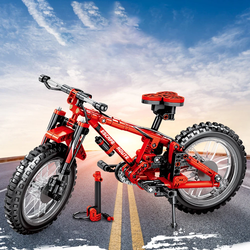 306 шт. Детский конструктор горный велосипед|Блочные конструкторы| |