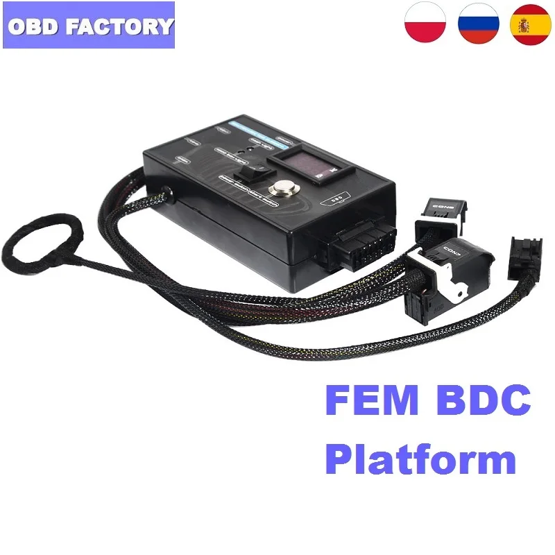 2020 новейшая тестовая платформа для BMW FEM/BDC F20 F30 F35 X5 X6 I3 плоская Фем программатор FEM