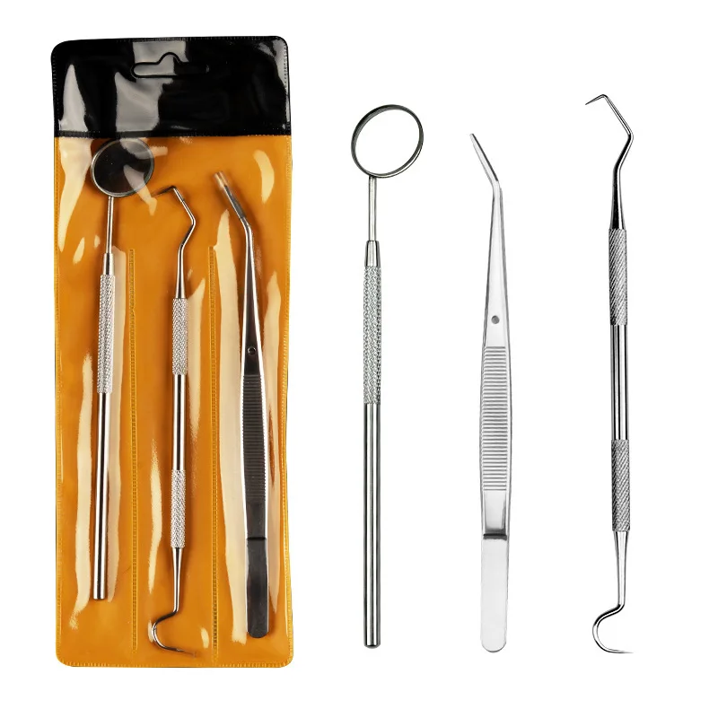 5 шт./компл. Нержавеющая сталь стоматологическое зеркало стоматологический