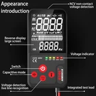 Мультиметр ADMS7 с ЖК-дисплеем 3,5 дюйма, 3 линии, 6000 отсчетов